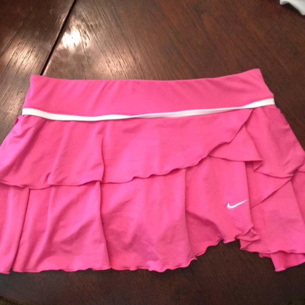 Nike pink tennis skirt